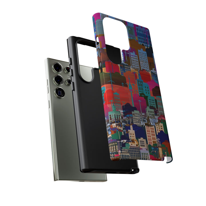 Cute Samsung Case | Cool Iphone Case | Summer City Skyline, Samsung S24, S23, S22, S21, IPhone 15 Case | Iphone 14 Case, Iphone 13 Case - Studio40ParkLane