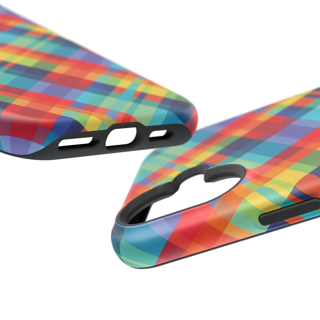 Checkered Plaid Magsafe Gift for Her Cute Phone Case for Iphone, | iPhone 16 | iPhone 15 Pro Max, Iphone 14 Pro Max, 13 12 11 10 9 8 7 - Studio40ParkLane
