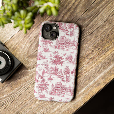 Premium Tough French Toile Gift for Her Cute Phone Cases for Samsung S25, S24, S23, S22, S21 Iphone, 16, 15, 14, 13, 12 Plus Max Pro Ultra - Studio40ParkLane