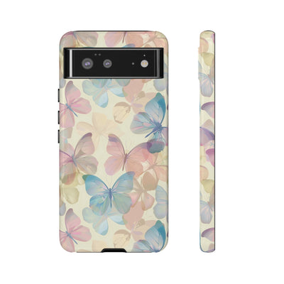 Cute Samsung Case | Cool Iphone Case | Summer Pastel Butterflies, Samsung S24, S23, S22, S21, IPhone 15 Case | Iphone 14 Case, Iphone 13 Case