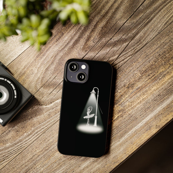 Slim Ballet Dancer Spotlight Gift for Her Cute Phone Cases for Iphone 16 Pro Max | iPhone 15 Case | iPhone 15 Pro Max Case, Iphone 14, 13, 12, 11, 10, 8, 7 - Studio40ParkLane