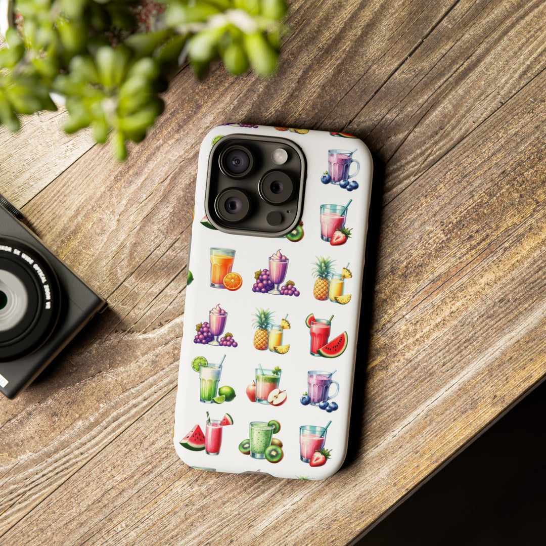 Cute Samsung Case | Cool Iphone Case | Tropical Summer Fruit Cocktail, Samsung S24, S23, S22, S21, IPhone 15 Case | Iphone 14 Case, Iphone 13 Case - Studio40ParkLane