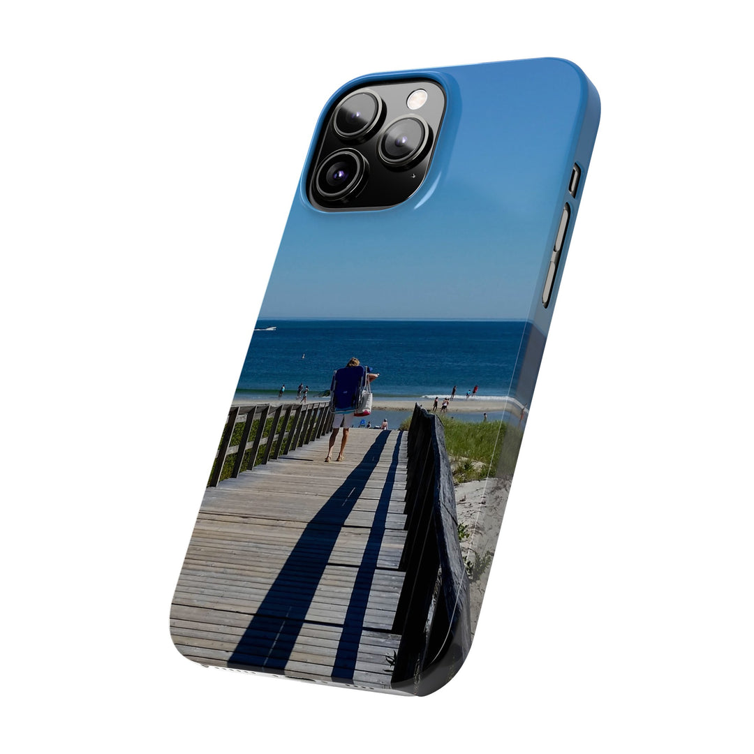 Slim Cute Phone Cases for Iphone - | iPhone 15 Case | iPhone 15 Pro Max Case, Iphone 14 Case, Iphone 14 Pro Max, Iphone 13, Summer Beach Walk - Studio40ParkLane