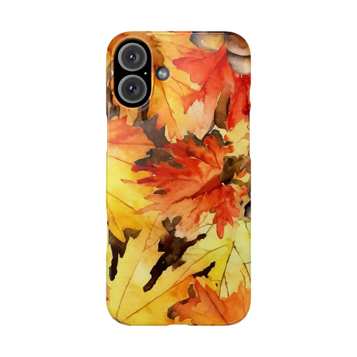 Slim Fall Leaves Slim Cute Phone Cases for Iphone | iPhone 15 Case | iPhone 15 Pro Max Case, Iphone 14, Iphone 14 Pro Max, Iphone 13 - Studio40ParkLane