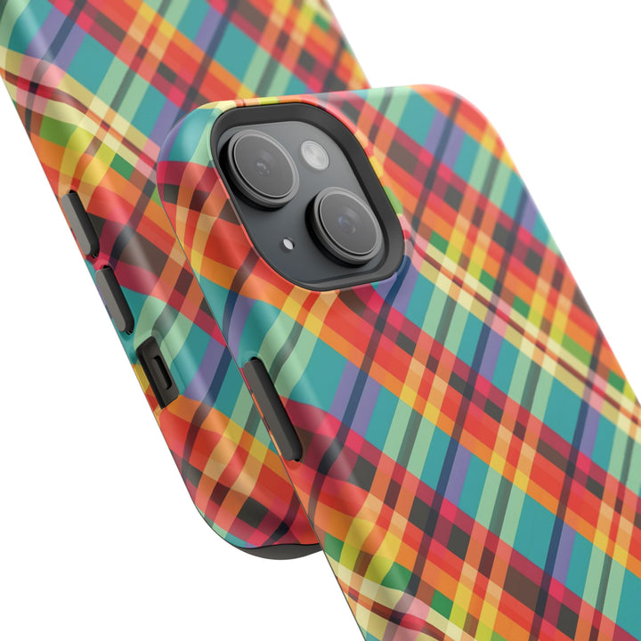 Checkered Plaid Magsafe Gift for Her Cute Phone Case for Iphone, | iPhone 16 | iPhone 15 Pro Max, Iphone 14 Pro Max, 13 12 11 10 9 8 7 - Studio40ParkLane