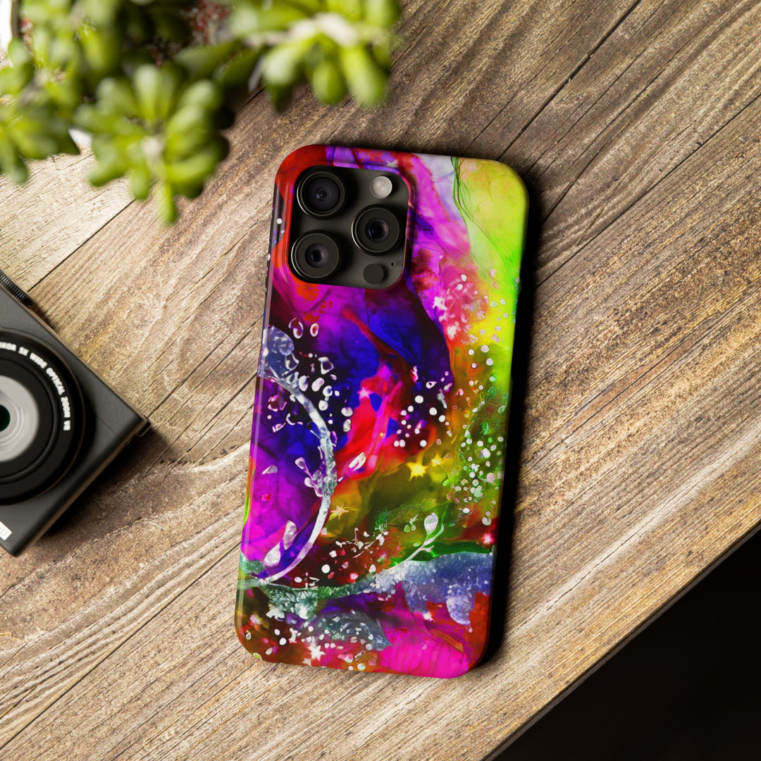 Slim Cute Phone Cases for Iphone | iPhone 15 Case | iPhone 15 Pro Max Case, Iphone 14, Iphone 14 Pro Max, Iphone 13, Summer Marble Feast - Studio40ParkLane