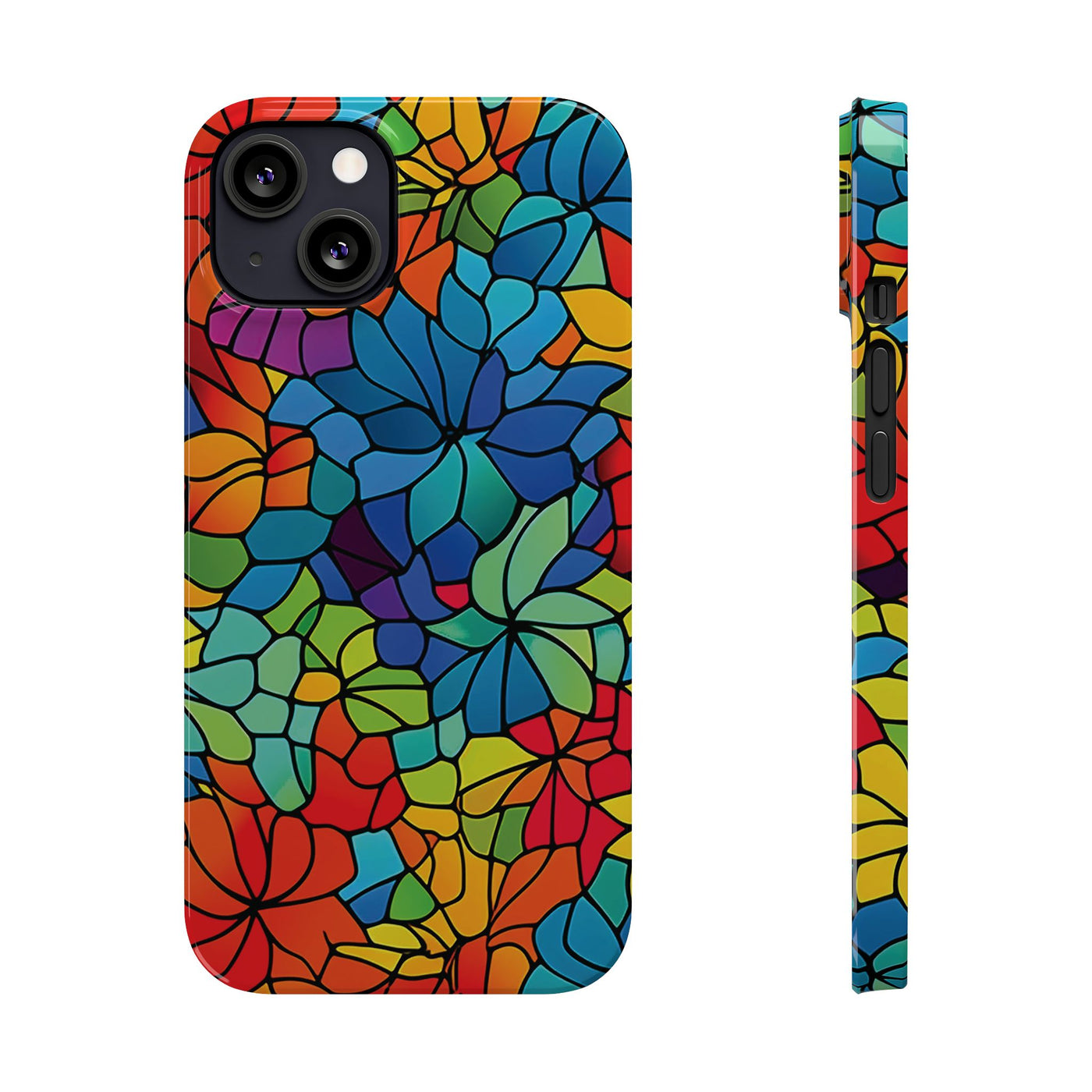 Slim Window Style Mosaic Gift for Her Cute Phone Cases for Iphone 16 Case | iPhone 15 Case | iPhone 15 Pro Max Case, Iphone 14, Iphone 14 Pro Max, Iphone 13