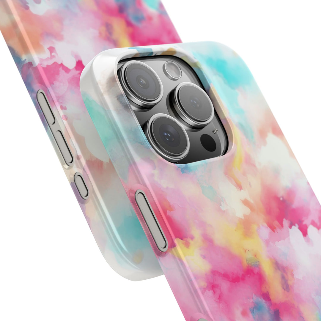 Slim Paint Splash Pink Gift for Her Cute Phone Cases for Iphone 16 Pro Max | iPhone 15 Case | iPhone 15 Pro Max Case, Iphone 14, Iphone 14 Pro Max, Iphone 13 12 11 8 7 - Studio40ParkLane