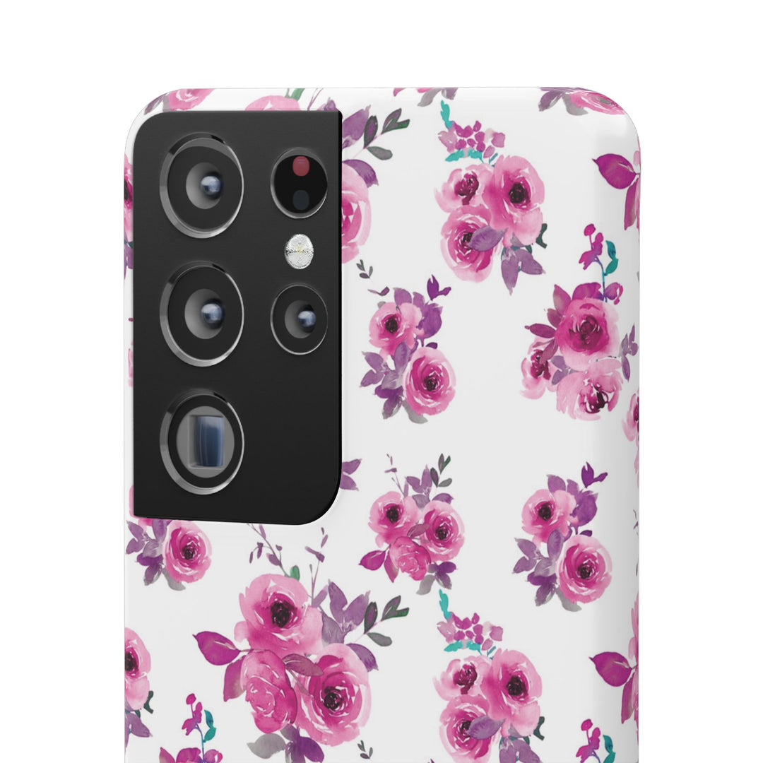 Sleek Snap Flowers Gift for Her Cute Phone Case for iPhone 16 15 14 13 12 11 X Xs Max Xr Pro Plus Samsung Galaxy S24 S23 S22 S21 S20 Ultra