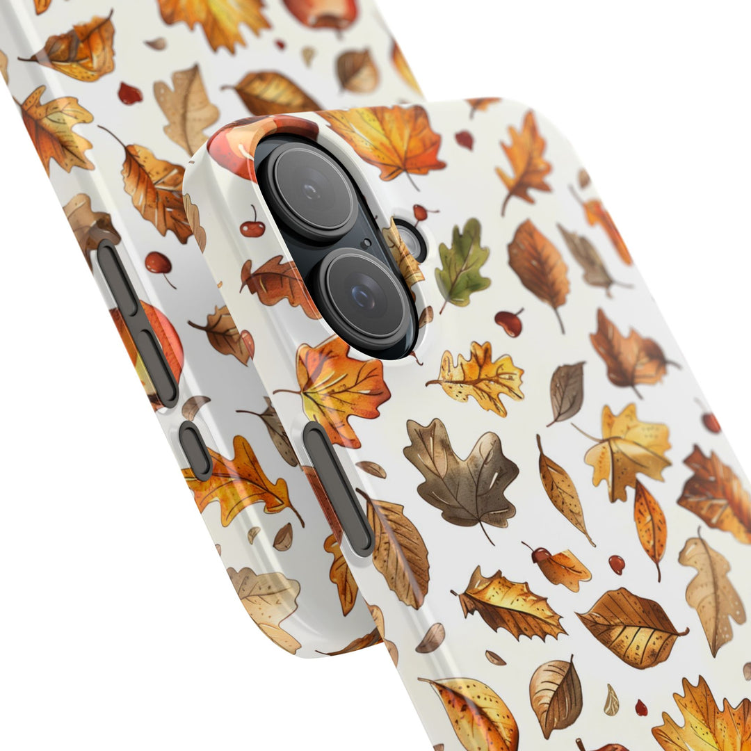 Slim Fall Autumn Leaves Gift for Her Cute Phone Cases for Iphone 16 | iPhone 15 Case | iPhone 15 Pro Max Case, Iphone 14, Iphone 14 Pro Max, Iphone 13, Slim - Studio40ParkLane