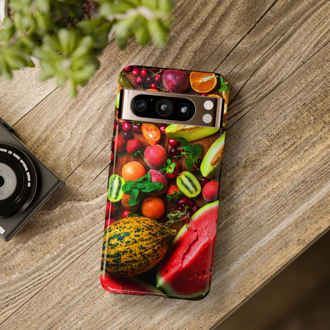 Fall Fruit Collage Cute Phone Case for, Samsung Galaxy S24, S23, S22, S21, IPhone 16 Case | Iphone 15, Iphone 14, IPhone 13 Case Mom Dad Gift - Studio40ParkLane