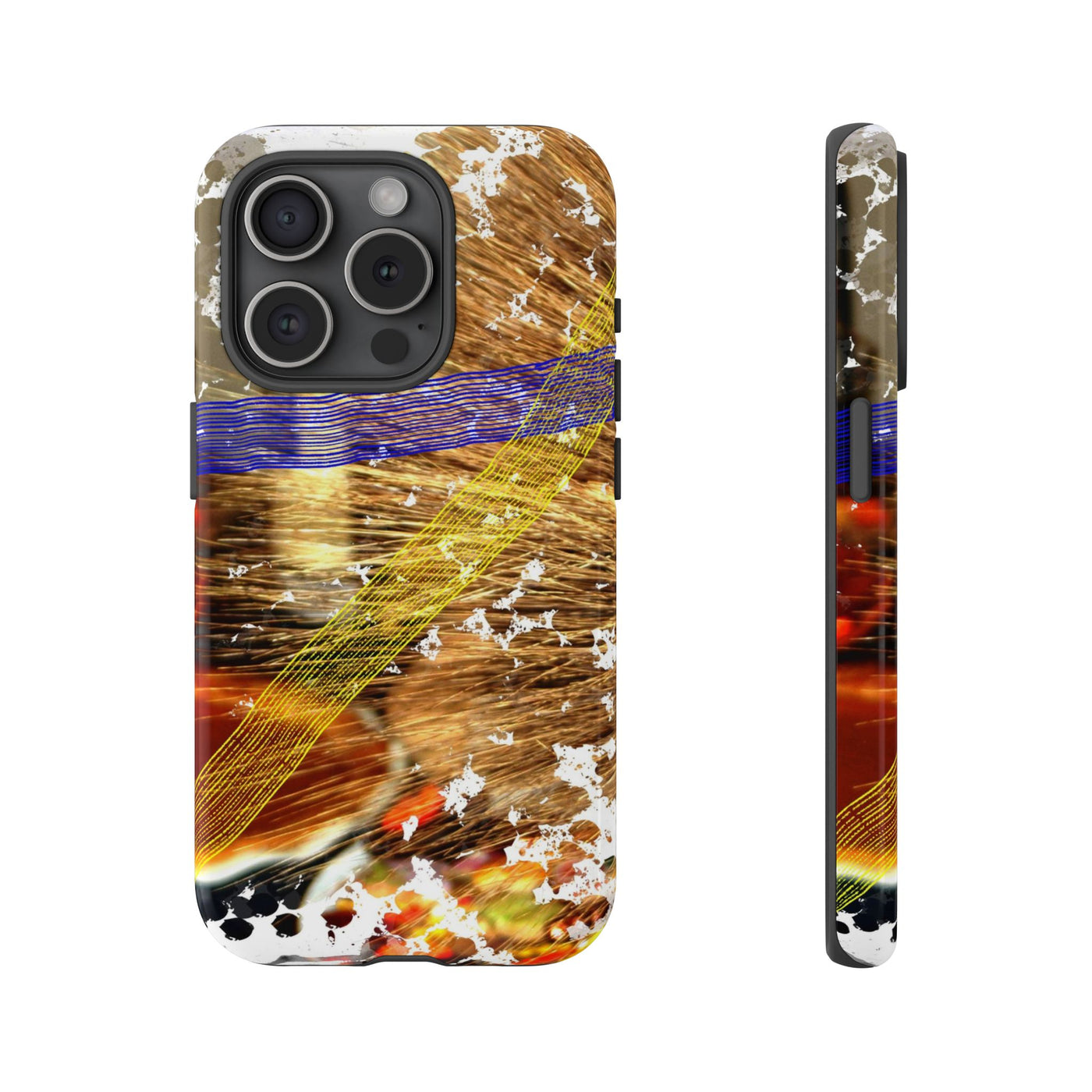 Impact Resistant, Pecan Pie Abstract, Cute Phone Cases for Samsung S24, S23, S22, S21, IPhone 15 pro Iphone 14 pro Iphone 13 IPhone 12 Iphone 11