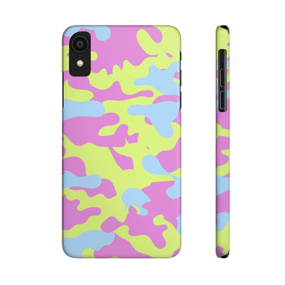 Slim Cute iPhone Cases - | iPhone 15 Case | iPhone 15 Pro Max Case, Iphone 14 Case, Iphone 14 Pro Max, Iphone 13, Spring Camouflage
