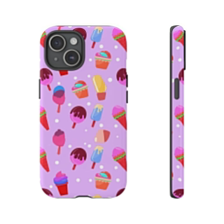 Cute Samsung Case | Cool Iphone Case | Summer Pink Ice - Cream, Samsung S24, S23, S22, S21, IPhone 15 Case | Iphone 14 Case, Iphone 13 Case - Studio40ParkLane