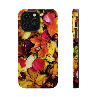 Aesthetic Tough Magsafe Fall Leaves Foliage Phone Case - For iPhone 17 Pro Max iPhone 16 Pro iPhone 15 Iphone 14 Plus 13 Pro 12 11 10 - Studio40ParkLane
