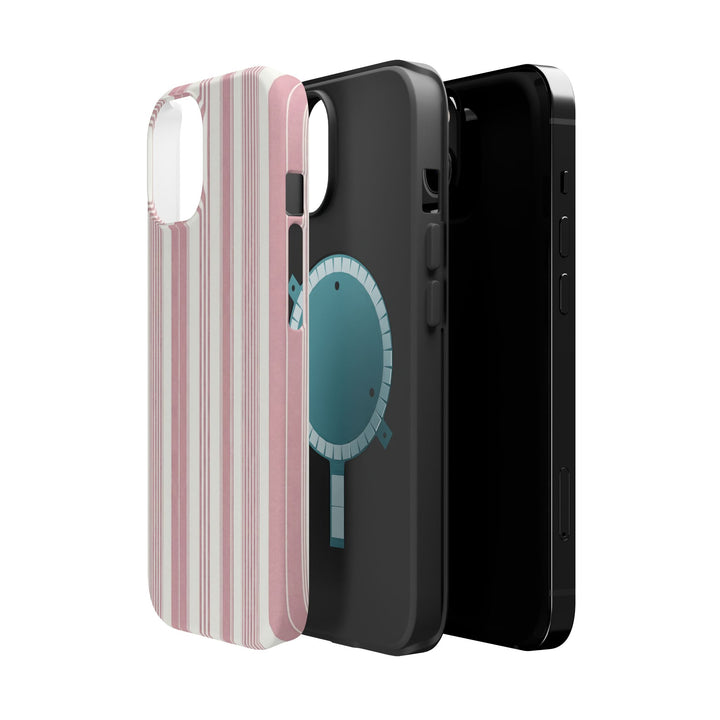 MagSafe Cute Phone Case, Coastal Striped Phone Case for iPhone 17 16 15 14 13 12 Pro Max, Samsung S26 S25 S24 Ultra case - Studio40ParkLane
