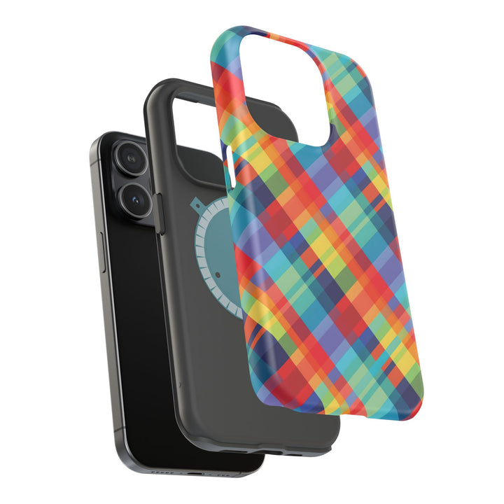 Checkered Plaid Magsafe Gift for Her Cute Phone Case for Iphone, | iPhone 16 | iPhone 15 Pro Max, Iphone 14 Pro Max, 13 12 11 10 9 8 7 - Studio40ParkLane