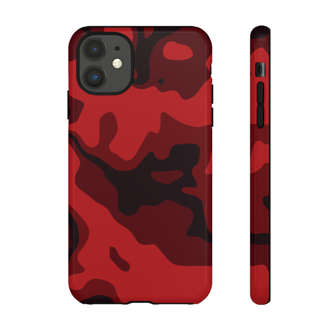 Cool Phone Case | Red Camouflage, For iPhone 15 Case | iPhone 15 Pro Case, Iphone 14 Case, Iphone 14 Pro Max Case, Protective Iphone Case - Studio40ParkLane