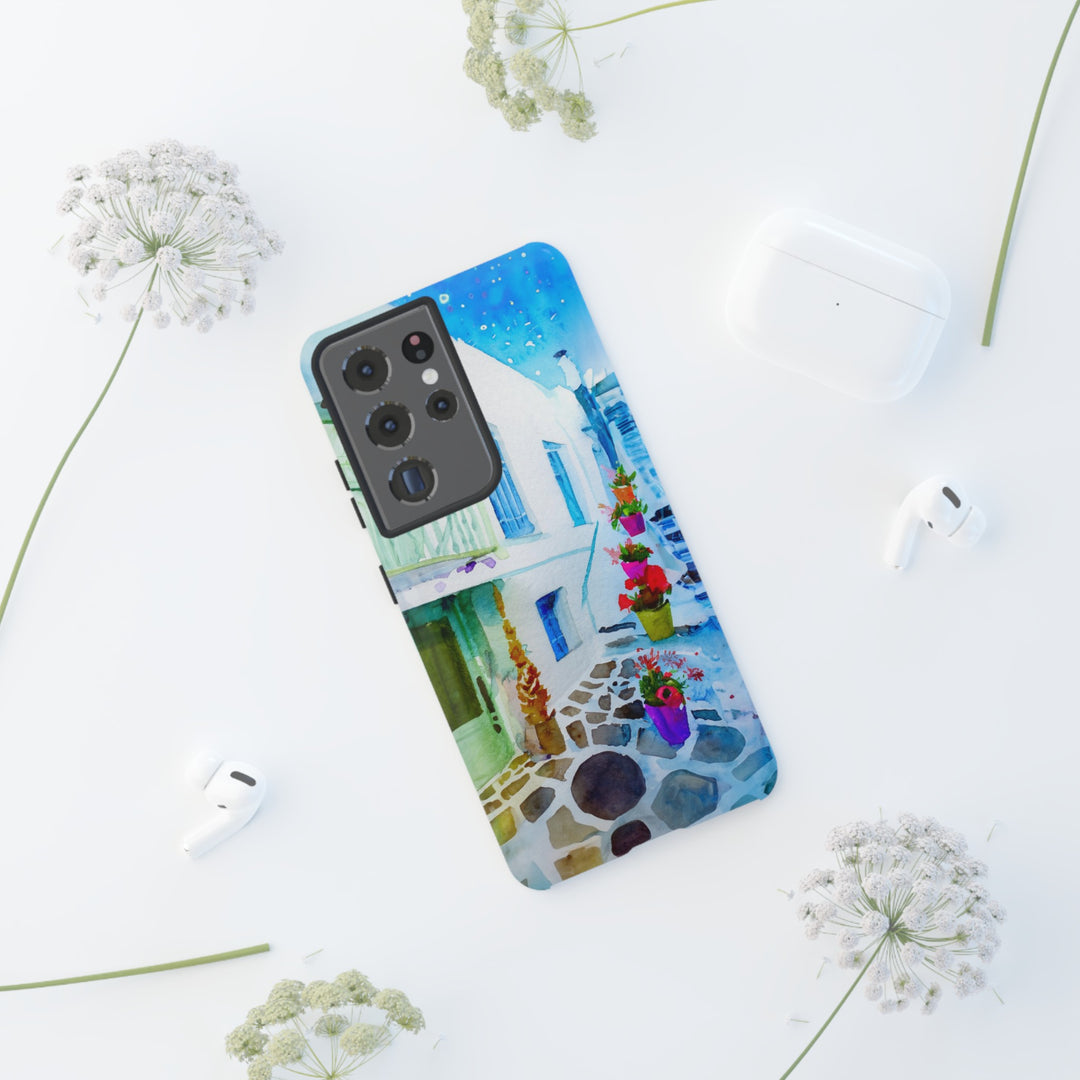 Impact Resistant, Greece House, Cute Phone Cases for Samsung S24, S23, S22, S21, IPhone 15 pro Iphone 14 pro Iphone 13 IPhone 12 Iphone 11 - Studio40ParkLane
