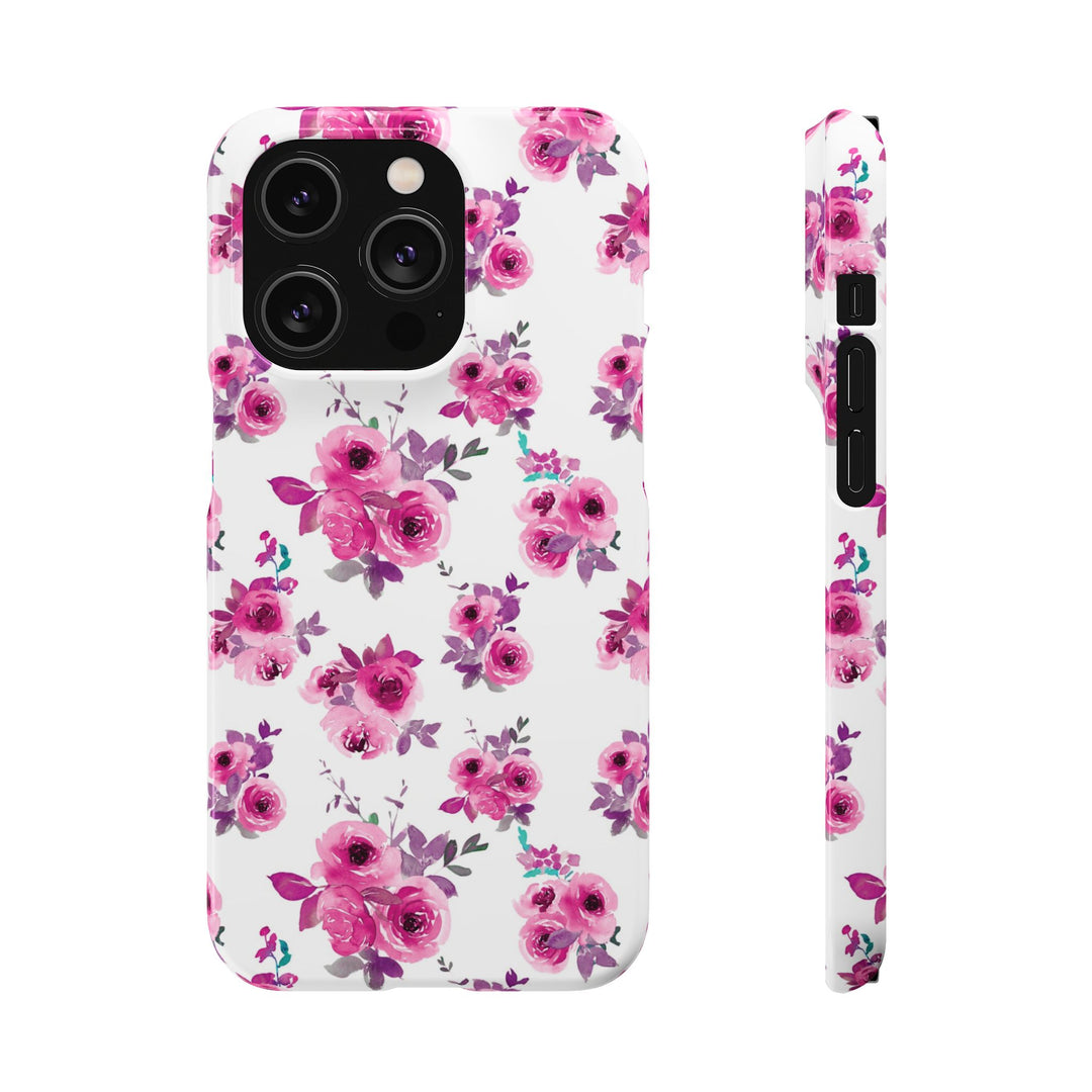 Sleek Snap Flowers Gift for Her Cute Phone Case for iPhone 16 15 14 13 12 11 X Xs Max Xr Pro Plus Samsung Galaxy S24 S23 S22 S21 S20 Ultra
