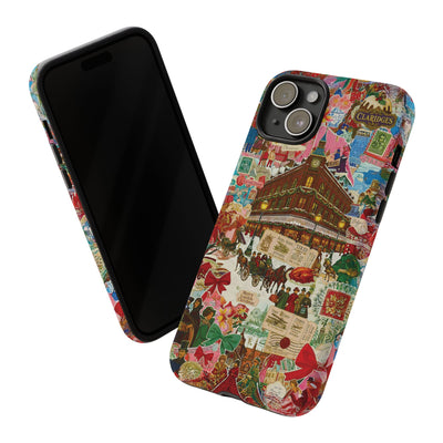 Aesthetic Tough London Coquette Collage Premium Phone Case - For iPhone 17 Pro Max iPhone 16 Pro iPhone 15 Iphone 14 Plus 13 Pro 12 11 10 XR - Studio40ParkLane