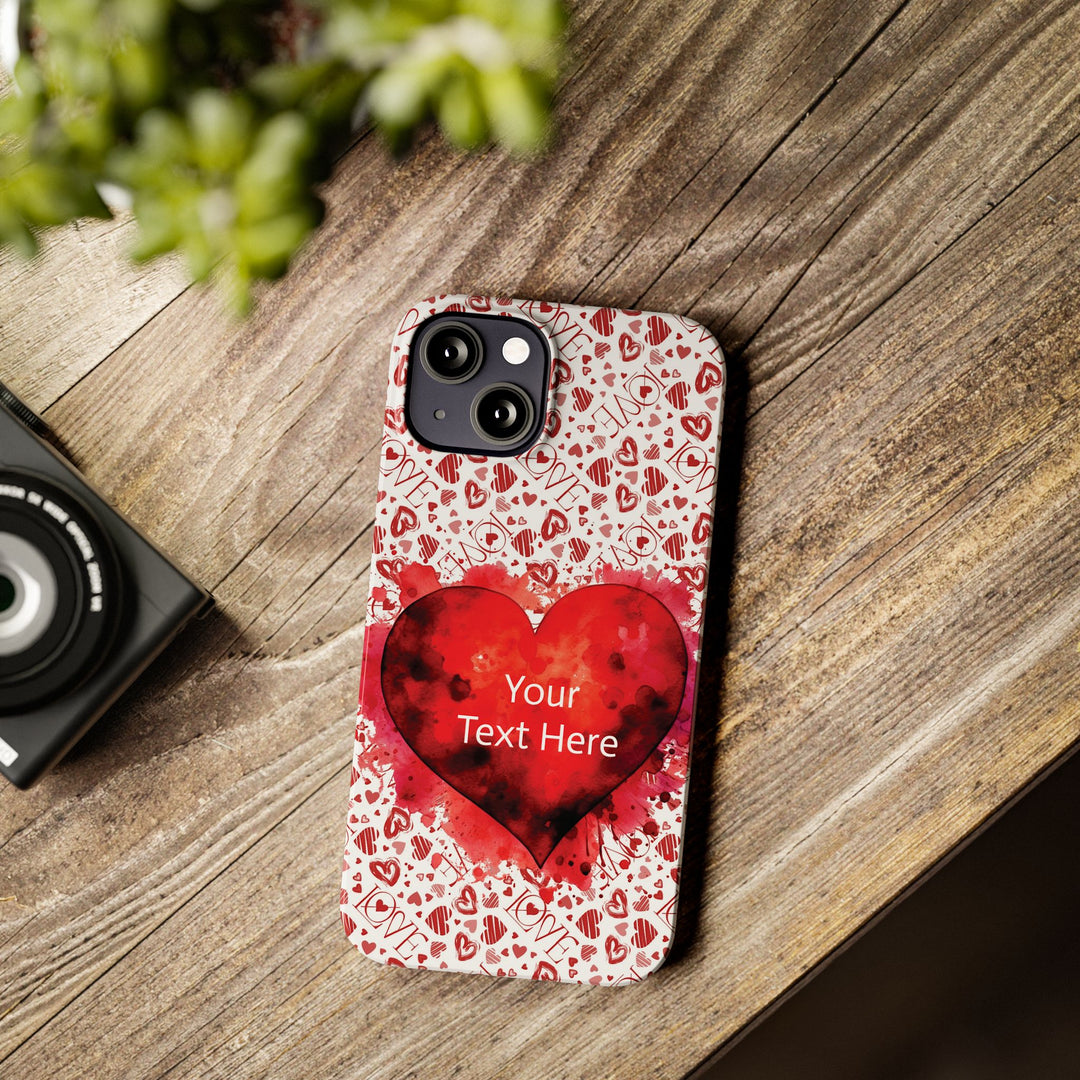 Slim Cute Phone Cases for Iphone - | iPhone 15 Case | iPhone 15 Pro Max Case, Iphone 14 Case, Iphone 14 Pro Max, Iphone 13, Valentine Hearts Love - Studio40ParkLane