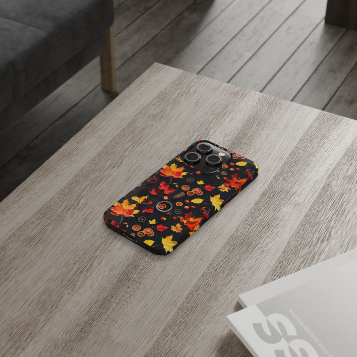Slim Cute Fall Leaves Collage Phone Cases for Iphone | iPhone 15 Case | iPhone 15 Pro Max Case, Iphone 14, Iphone 14 Pro Max, Iphone 13, Iphone 16 - Studio40ParkLane