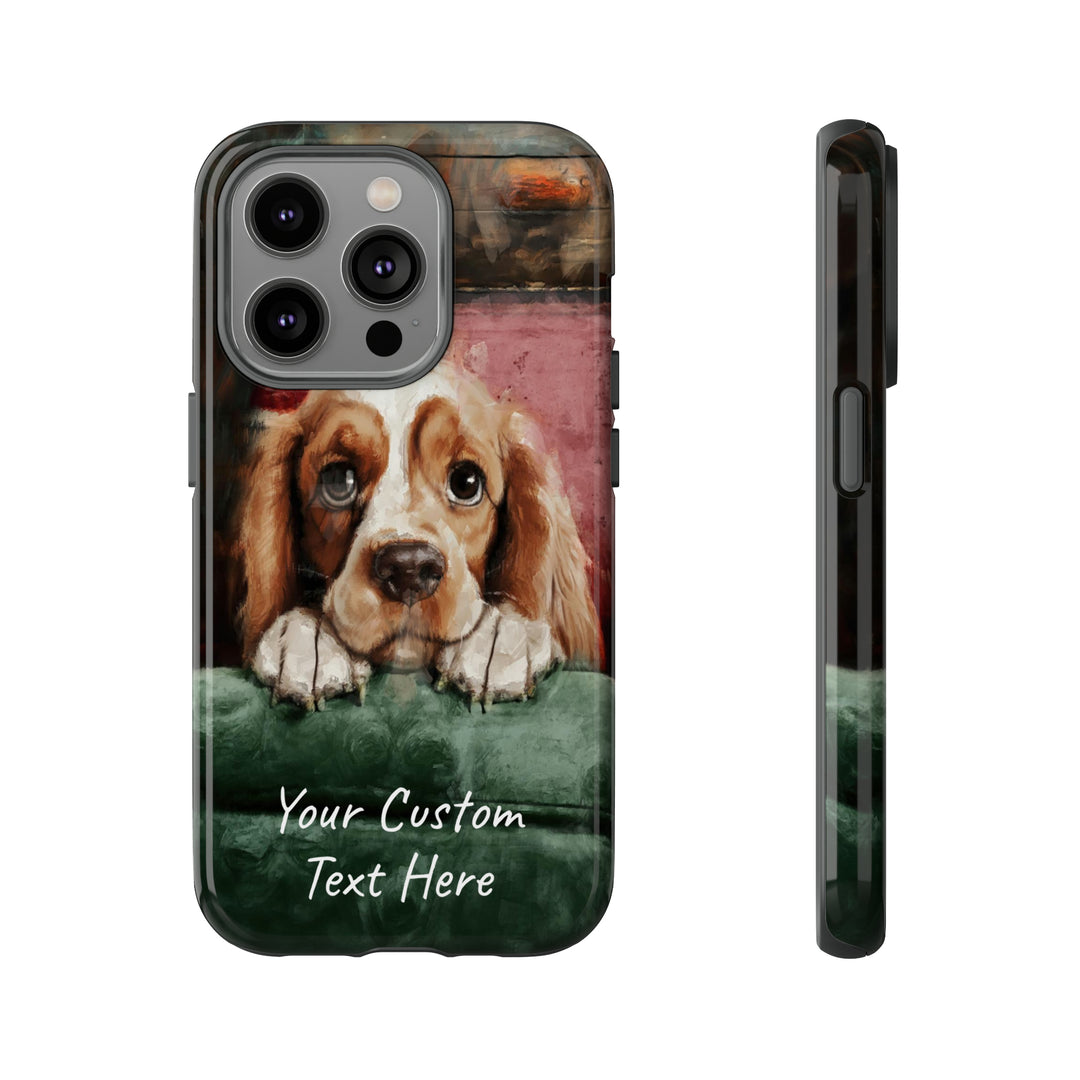 Personalize this Cute IPhone Case | Cocker Spaniel iPhone Case, iPhone 15 Case | iPhone 15 Case, Iphone 14 Case, Iphone 14 Pro Max Case - Studio40ParkLane