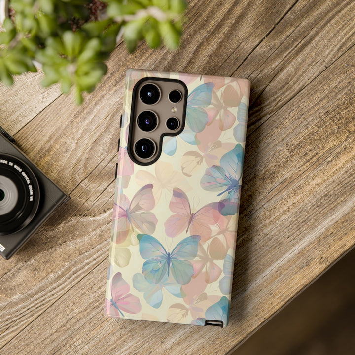 Cute Samsung Case | Cool Iphone Case | Summer Pastel Butterflies, Samsung S24, S23, S22, S21, IPhone 15 Case | Iphone 14 Case, Iphone 13 Case - Studio40ParkLane