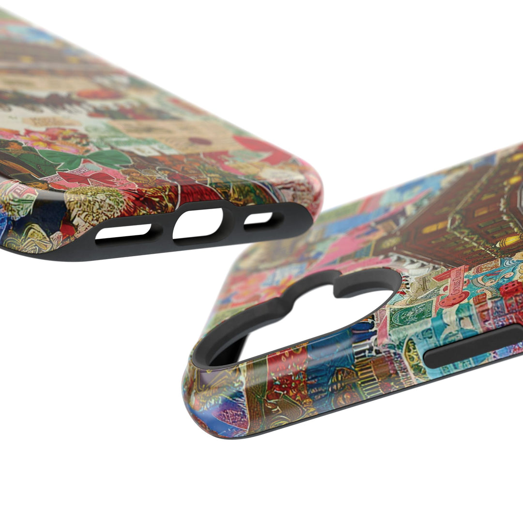 Aesthetic Tough Magsafe London Coquette Collage Phone Case - For iPhone 17 Pro Max iPhone 16 Pro iPhone 15 Iphone 14 Plus 13 Pro 12 11 10 - Studio40ParkLane
