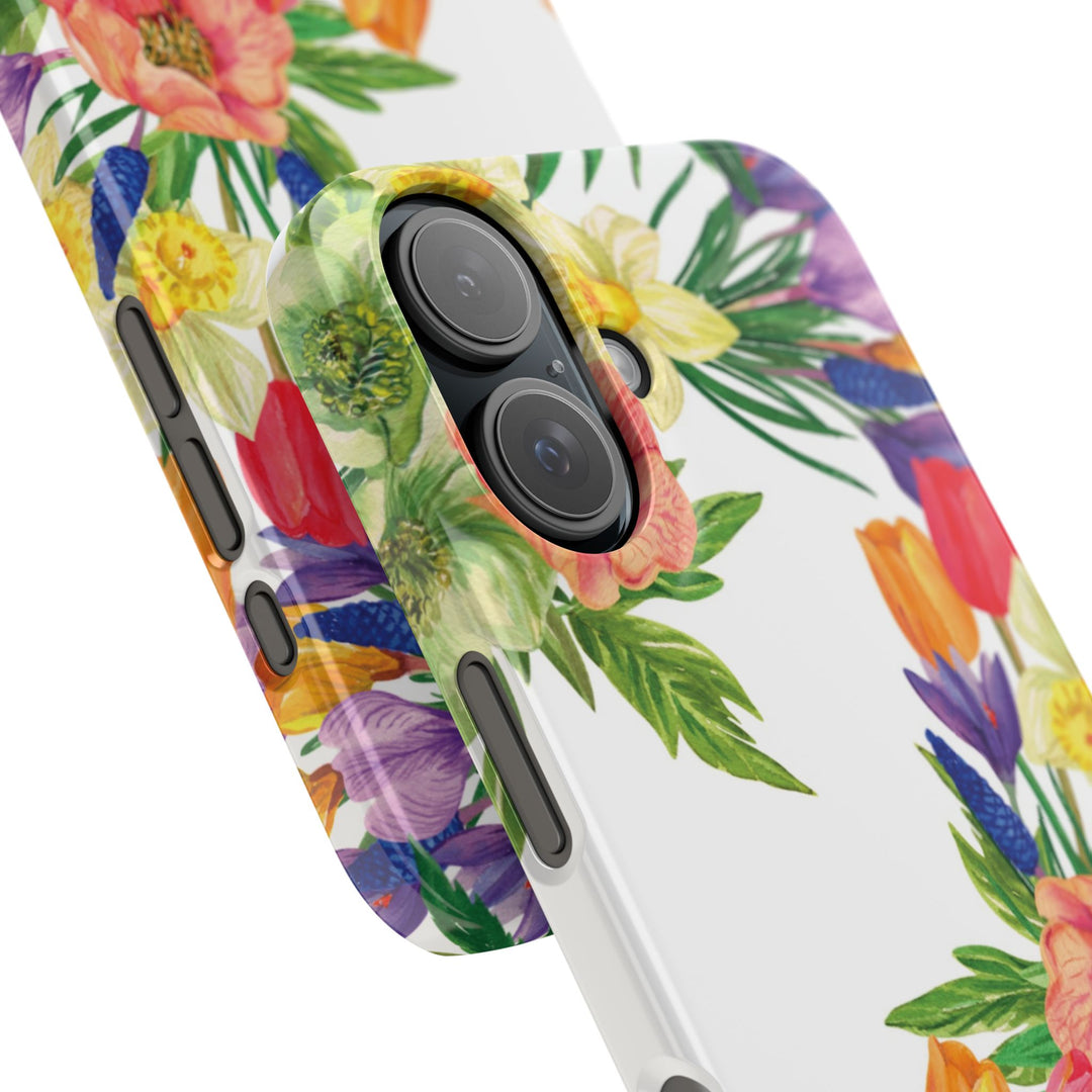 Sleek Snap Spring Summer Flowers Cute Phone Case for iPhone 16 15 14 13 12 11 X Xs Max Xr Pro Plus Samsung Galaxy S24 S23 S22 S21 S20 Ultra