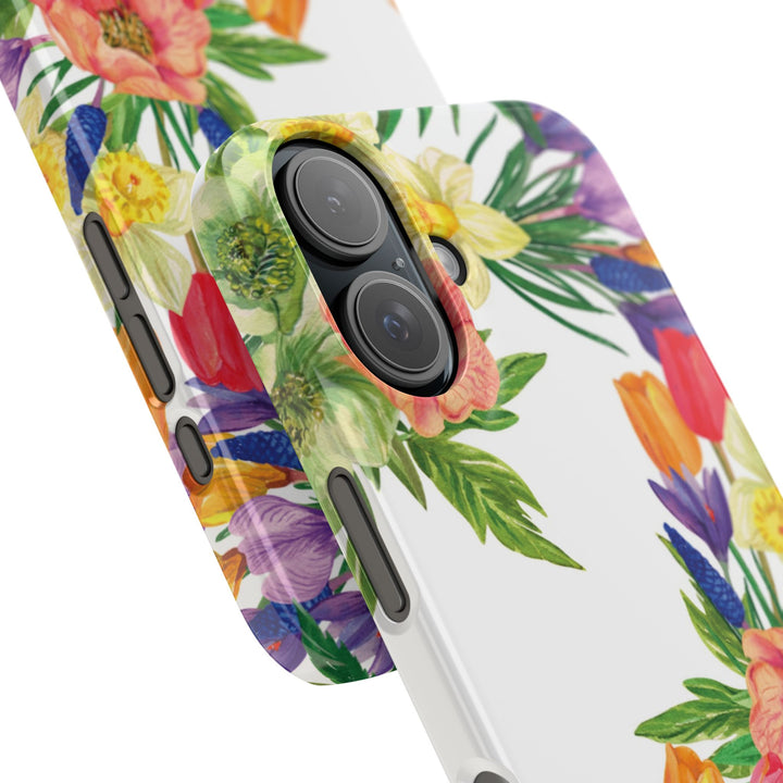 Sleek Snap Spring Summer Flowers Cute Phone Case for iPhone 16 15 14 13 12 11 X Xs Max Xr Pro Plus Samsung Galaxy S24 S23 S22 S21 S20 Ultra