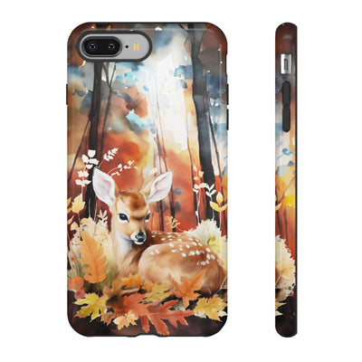 Autumn Fall Deer Forest Gift for Her Cute Phone Case for, Samsung Galaxy S24, S23, S22, S21, IPhone 16 Case | Iphone 15, Iphone 14, IPhone 13 Case