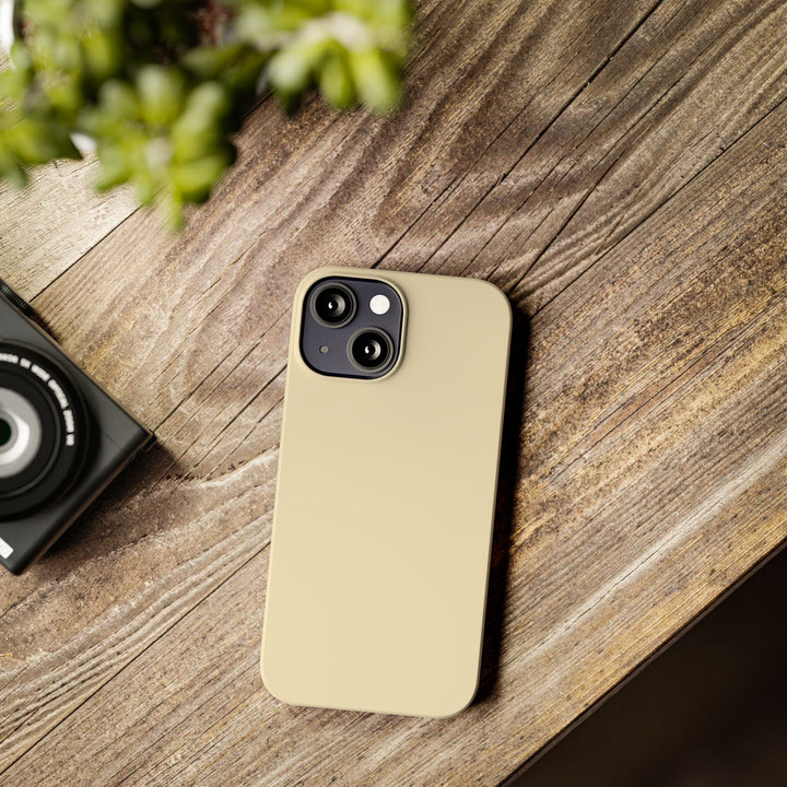 Slim Pale Yellow Gift for Her Aesthetic Cute Phone Case for Iphone 16 - | iPhone 15 Pro Max Case | iPhone 14 Case 13 12 11 10 9 8 7 - Studio40ParkLane