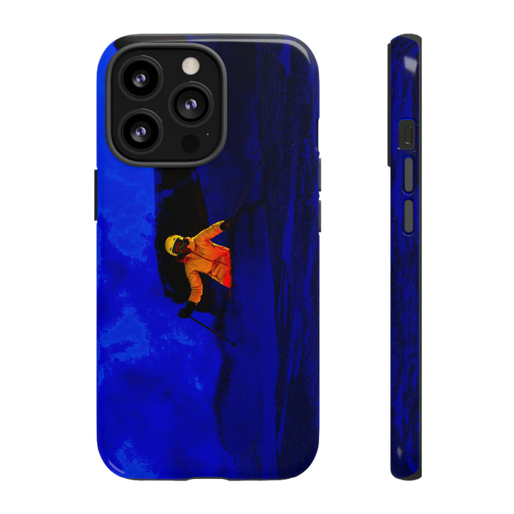 Cute IPhone Case | iPhone 15 Case | iPhone 15 Pro Max Case, Iphone 14 Case, Iphone 14 Pro Max Case IPhone Case for Art Lovers, Skier Mountain Night - Studio40ParkLane