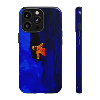 Cute IPhone Case | iPhone 15 Case | iPhone 15 Pro Max Case, Iphone 14 Case, Iphone 14 Pro Max Case IPhone Case for Art Lovers, Skier Mountain Night