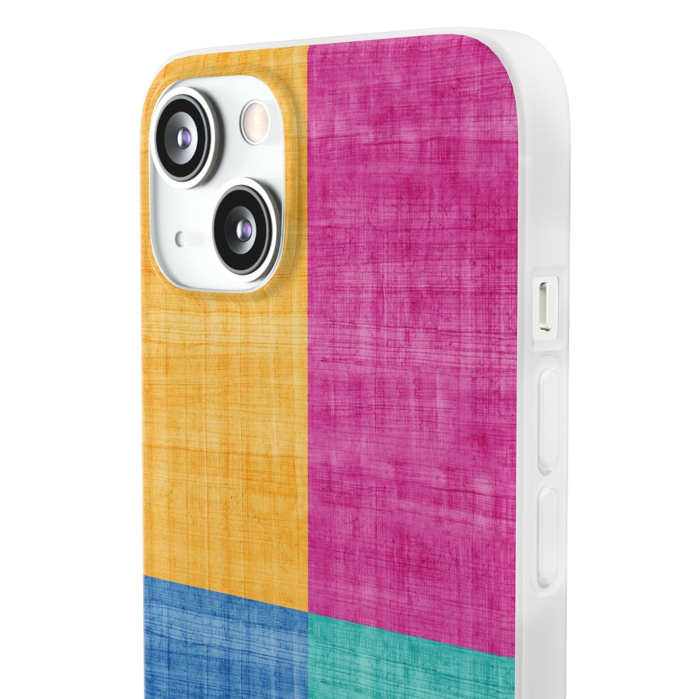 Cute Flexi Phone Cases, Abstract Colored Blocks, Compatible with Samsung Galaxy S23, Samsung S22, Samsung S21, Samsung S20, Galaxy S20 Ultra