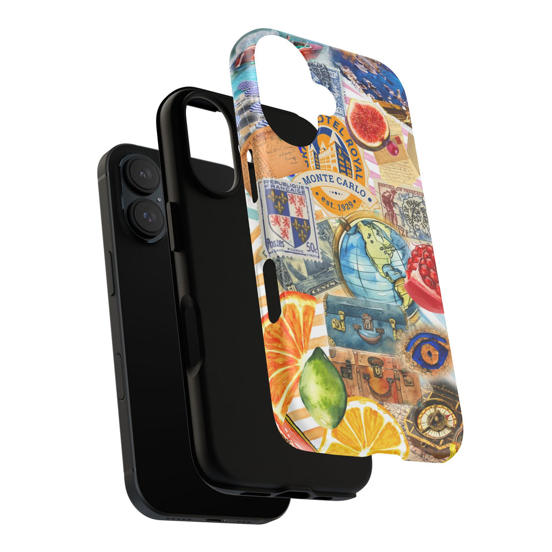 Cute European Summer Collage Phone Case, for IPhone 16 Case | Iphone 15, Iphone 14, IPhone 13 Case, 11 8 7, Samsung Galaxy S24, S23, S22, S21 Extra Protective - Studio40ParkLane