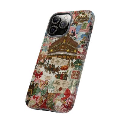 Aesthetic Tough London Coquette Collage Premium Phone Case - For iPhone 17 Pro Max iPhone 16 Pro iPhone 15 Iphone 14 Plus 13 Pro 12 11 10 XR - Studio40ParkLane