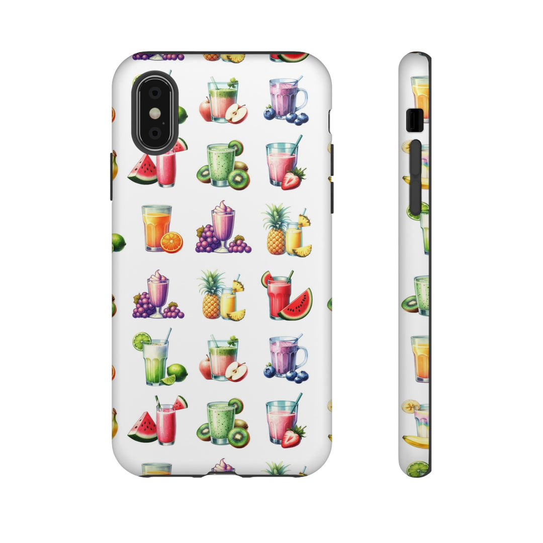 Cute Samsung Case | Cool Iphone Case | Tropical Summer Fruit Cocktail, Samsung S24, S23, S22, S21, IPhone 15 Case | Iphone 14 Case, Iphone 13 Case - Studio40ParkLane