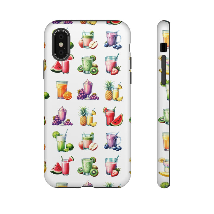 Cute Samsung Case | Cool Iphone Case | Tropical Summer Fruit Cocktail, Samsung S24, S23, S22, S21, IPhone 15 Case | Iphone 14 Case, Iphone 13 Case - Studio40ParkLane