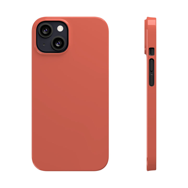 Slim Coral pink Gift for Her Aesthetic Cute Phone Case for Iphone 16 - | iPhone 15 Pro Max Case | iPhone 14 Case 13 12 11 10 9 8 7 - Studio40ParkLane