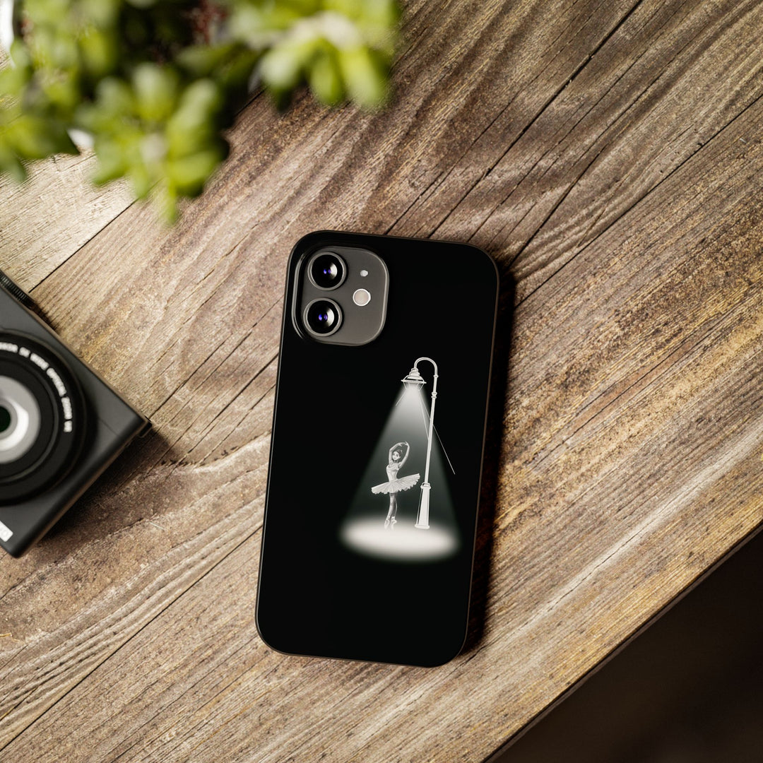 Slim Ballet Dancer Spotlight Gift for Her Cute Phone Cases for Iphone 16 Pro Max | iPhone 15 Case | iPhone 15 Pro Max Case, Iphone 14, 13, 12, 11, 10, 8, 7 - Studio40ParkLane