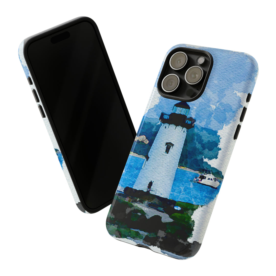 Cool Phone Case | Summer Lighthouse, For iPhone 15 Case | iPhone 15 Pro Case, Iphone 14 Case, Iphone 14 Pro Max Case, Protective Iphone Case - Studio40ParkLane
