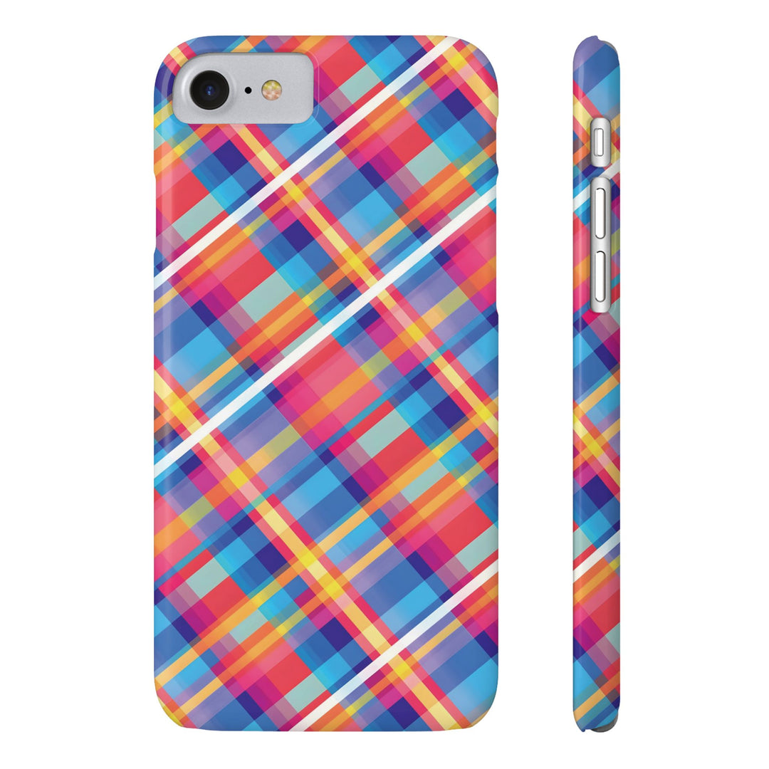 Slim Checkered Plaid Gift for Her Cute Phone Cases for Iphone 16 Pro Max | iPhone 15 Case | iPhone 15 Pro Max Case, Iphone 14, 13, 12, 11, 10, 8, 7 - Studio40ParkLane