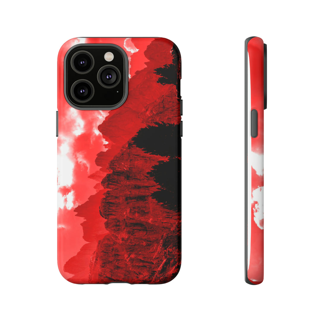 Cute IPhone Case | iPhone 15 Case | iPhone 15 Pro Max Case, Iphone 14 Case, Iphone 14 Pro Max Case IPhone Case for Art Lovers - Red Mountains - Studio40ParkLane