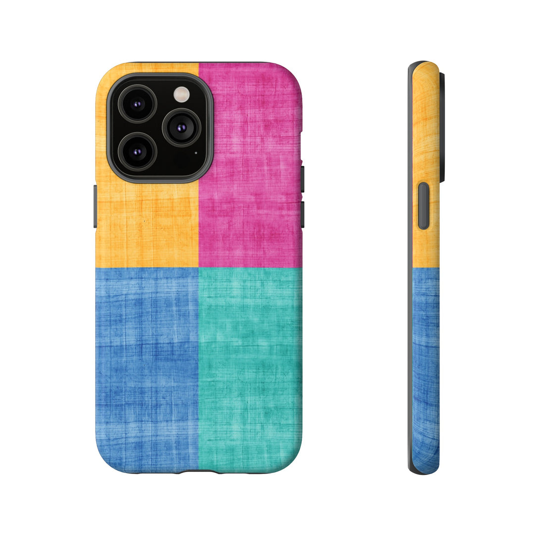 Impact Resistant, Colored Shapes, Cute Phone Cases for Samsung S24, S23, S22, S21, IPhone 15 pro Iphone 14 pro Iphone 13 IPhone 12 Iphone 11 - Studio40ParkLane