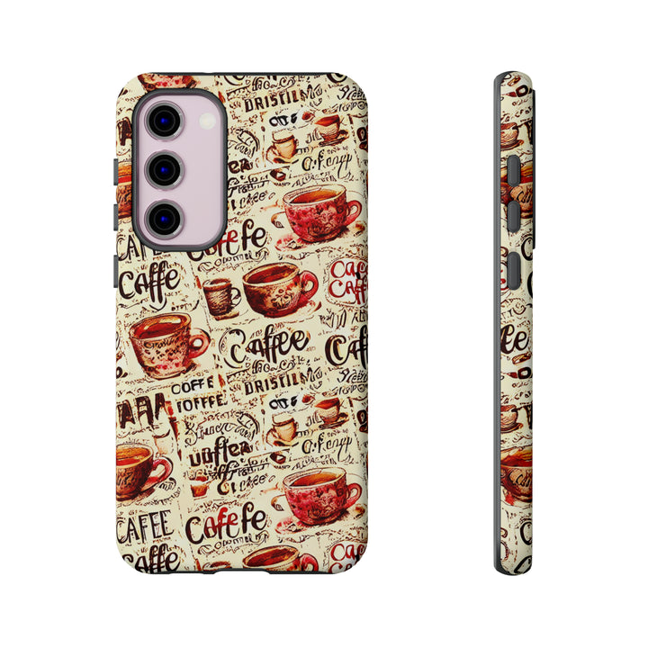 Cute Samsung Phone Case | Aesthetic Samsung Phone Case | Galaxy S23, S22, S21, S20 | Paris Coffee Cup, Protective Phone Case - Studio40ParkLane