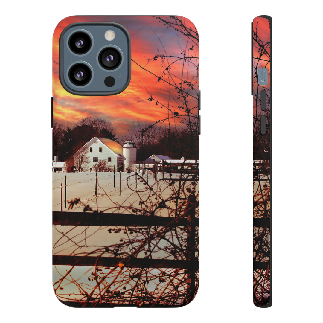 Cool Phone Case | Winter Sunset, For iPhone 15 Case | iPhone 15 Pro Case, Iphone 14 Case, Iphone 14 Pro Max Case, Protective Iphone Case - Studio40ParkLane