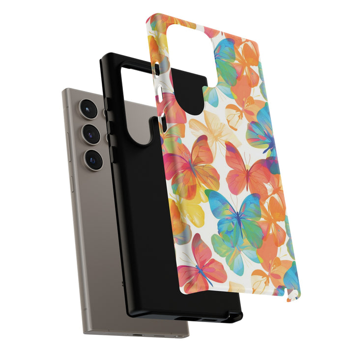 Cute Samsung Case | Cool Iphone Case | Summer Bright Butterflies, Samsung S24, S23, S22, S21, IPhone 15 Case | Iphone 14 Case, Iphone 13 Case - Studio40ParkLane